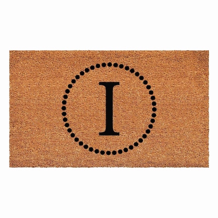 Calloway Mills Monogram Door Mat, Black, Natural, 24 in W x 48 in L 108212448I